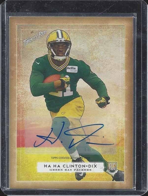 HA HA CLINTON DIX 2014 TOPPS TURKEY RED PACKERS ROOKIE AUTO RC #86