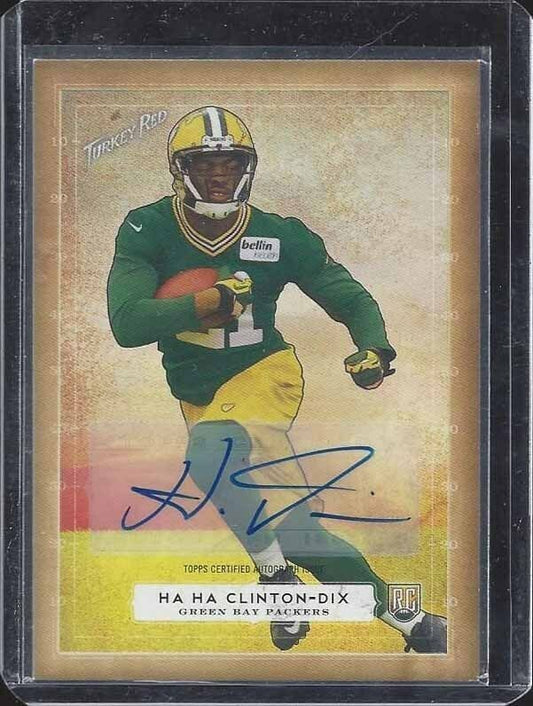 HA HA CLINTON DIX 2014 TOPPS TURKEY RED PACKERS ROOKIE AUTO RC #86