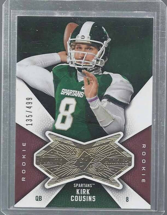 KIRK COUSINS 2012 SPX FINITE ROOKIES RC #D 135/499
