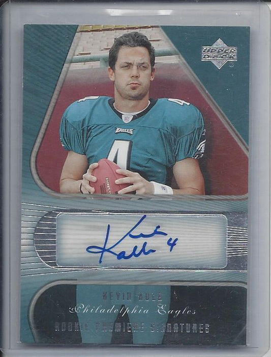 KEVIN KOLB 2007 UPPER DECK ROOKIE PREMIERE AUTO RC #16