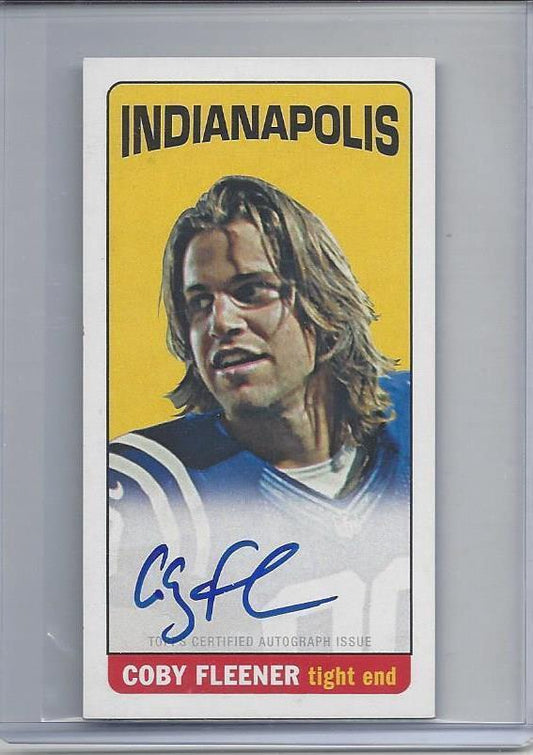COBY FLEENER 2012 TOPPS TALL BOY 1965 RETRO SP SUPER RARE ON CARD ROOKIE AUTO RC