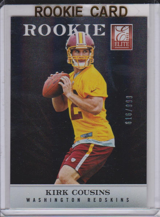 KIRK COUSINS 2012 ELITE REDSKINS TRUE RC #D 616/999