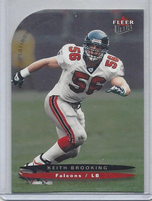 KEITH BROOKING 2003 FLEER ULTRA PLATINUM MEDALLION DIE CUT #D 16/100