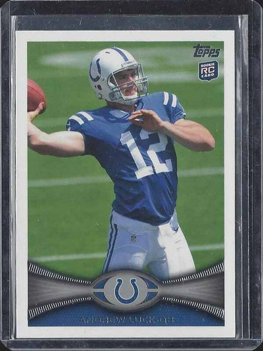 ANDREW LUCK 2012 TOPPS COLTS TRUE ROOKIE RC #140
