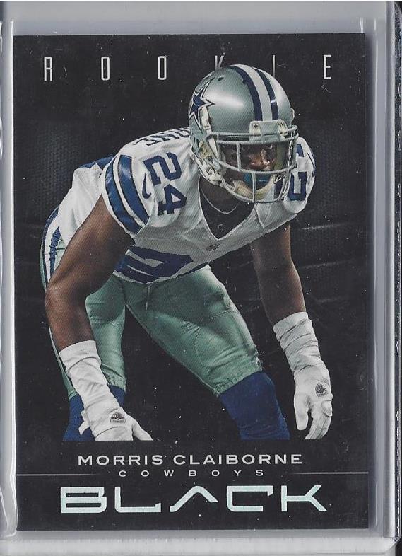 MORRIS CLAIBORNE 2012 PANINI BLACK COWBOYS RC #D 157/349