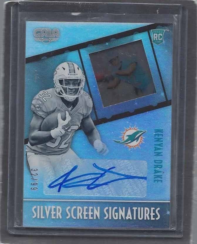 1/1 KENYAN DRAKE 2016 GALA SILVER SCREEN SIGS ROOKIE AUTO RC #D 32/99 JERSEY #32