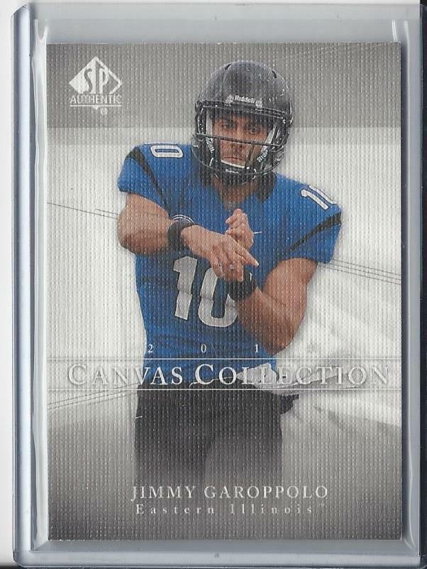 JIMMY GAROPPOLO 2014 SP AUTHENTIC CANVAS COLLECTION SP RC #5