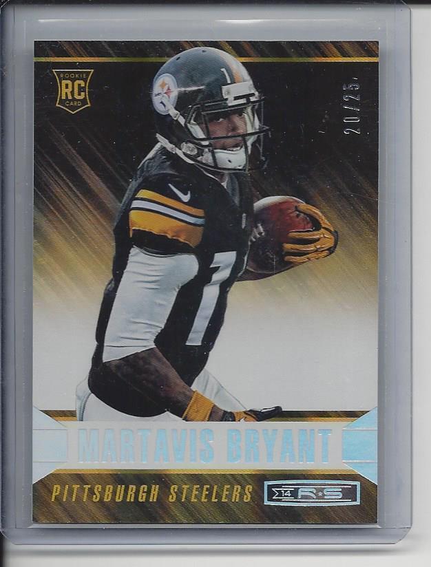MARTAVIS BRYANT 2014 ROOKIES & STARS LONGEVITY HOLOFOIL ROOKIE RC #D 20/25