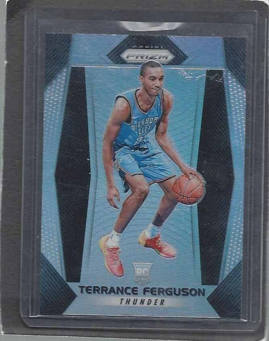 TERRANCE FERGUSON 2017-18 PANINI PRIZM SILVER PRIZMS THUNDER ROOKIE RC #267
