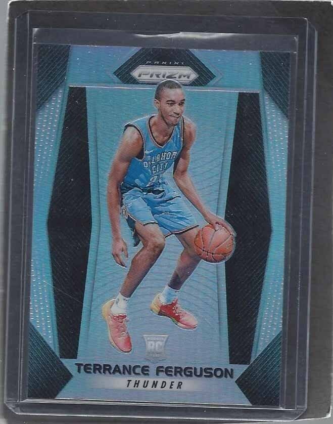 TERRANCE FERGUSON 2017-18 PANINI PRIZM SILVER PRIZMS THUNDER ROOKIE RC #267