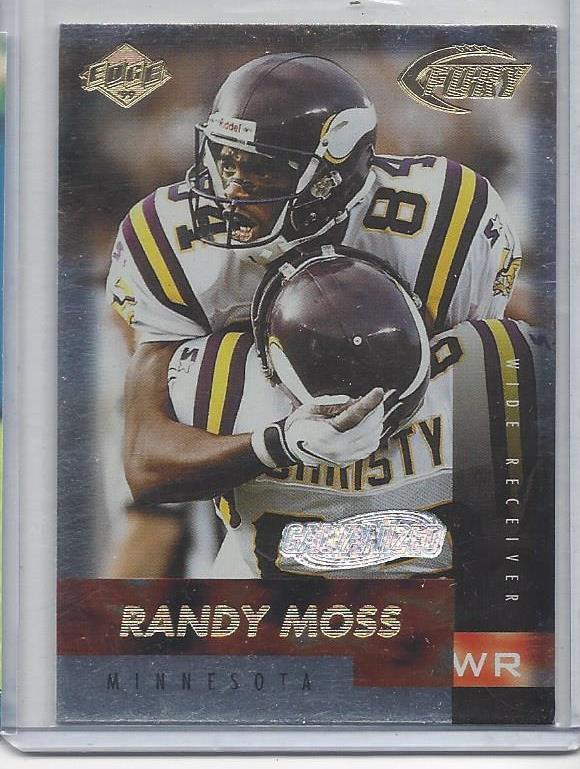 RANDY MOSS 1999 COLLECTORS EDGE FURY GALVANIZED #D 34/500