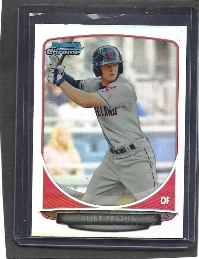 CLINT FRAZIER 2013 BOWMAN DRAFT CHROME PROSPECTS REFRACTOR PROSPECT #15