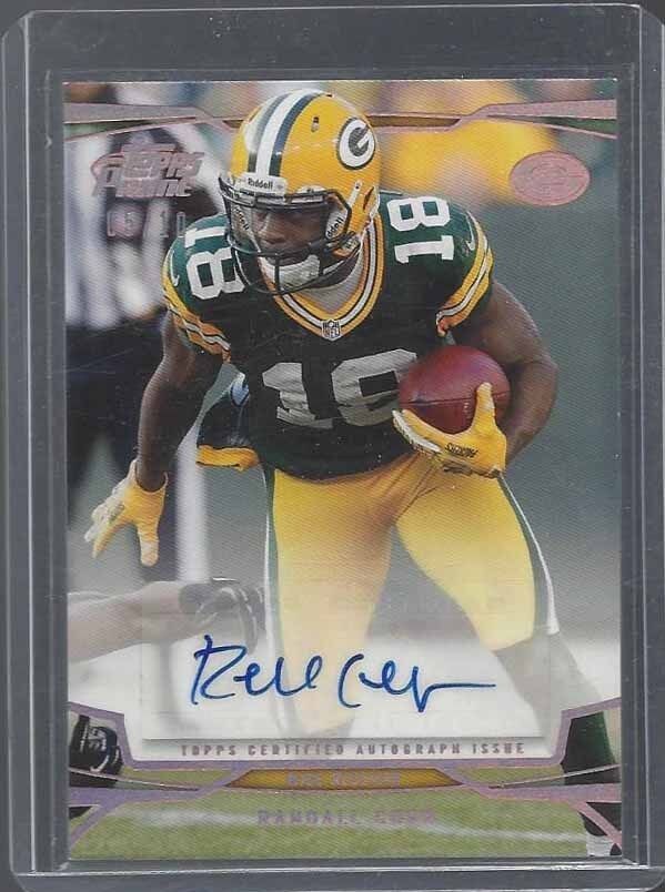 RANDALL COBB 2013 TOPPS PRIME RAINBOW HOLOFOIL PACKERS AUTO #D 5/10
