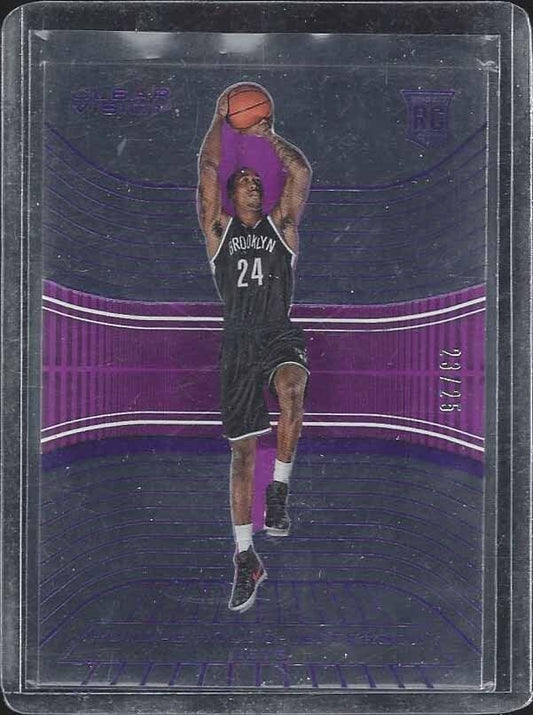 RONDAE HOLLIS JEFFERSON 2015-16 CLEAR VISION PURPLE ROOKIE PARALLEL RC #D 23/25