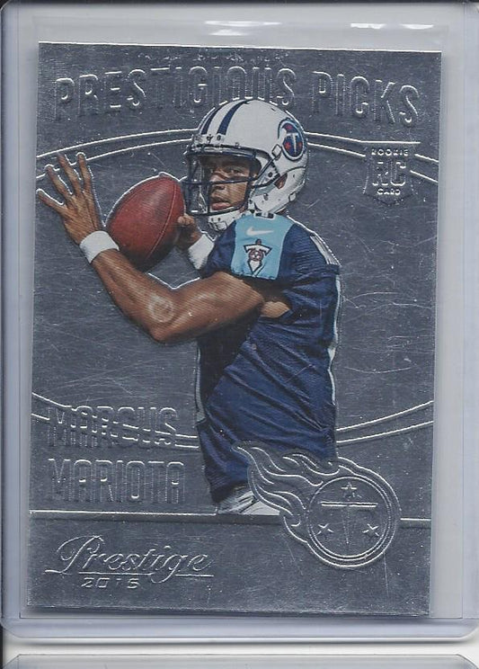 MARCUS MARIOTA 2015 PRESTIGE PRESTIGIOUS PICKS SILVER TITANS ROOKIE RC #2