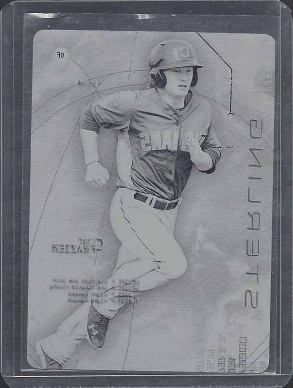 CLINT FRAZIER 2014 BOWMAN STERLING BLACK PRINTING PLATE PROSPECT #D 1/1