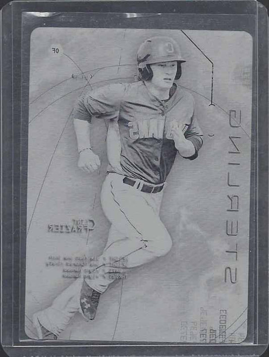CLINT FRAZIER 2014 BOWMAN STERLING BLACK PRINTING PLATE PROSPECT #D 1/1