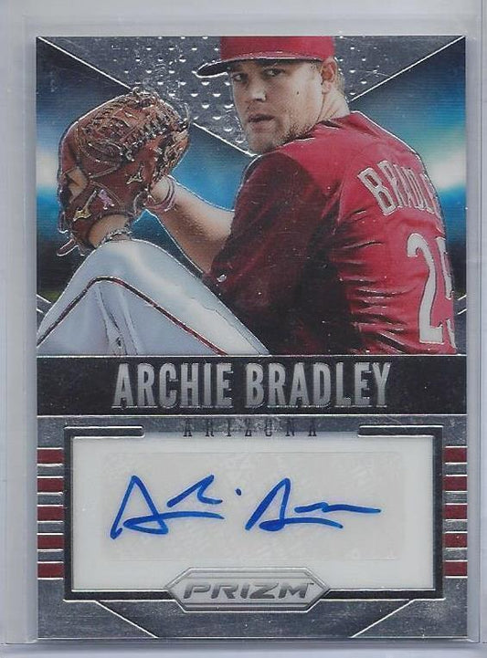 ARCHIE BRADLEY 2014 PANINI PRIZM DIAMONDBACKS PROSPECT AUTO #6
