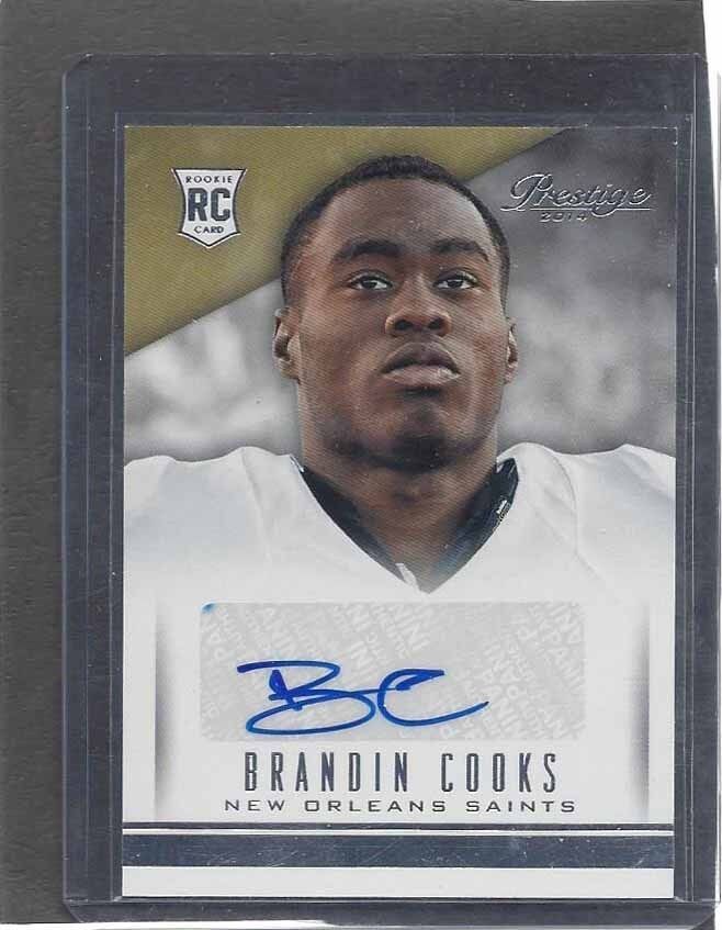 BRANDIN COOKS 2014 PRESTIGE PATRIOTS ROOKIE AUTO RC #212