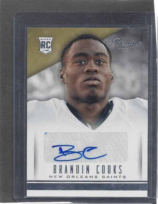 BRANDIN COOKS 2014 PRESTIGE PATRIOTS ROOKIE AUTO RC #212
