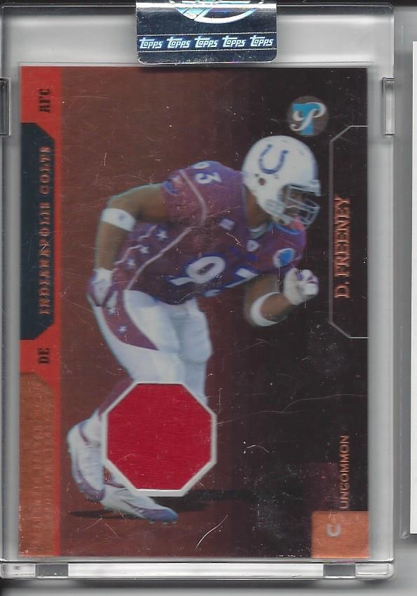 DWIGHT FREENEY 2005 TOPPS PRISTINE UNCOMMON UNCIRCULATED PRO BOWL JERSEY #D /100