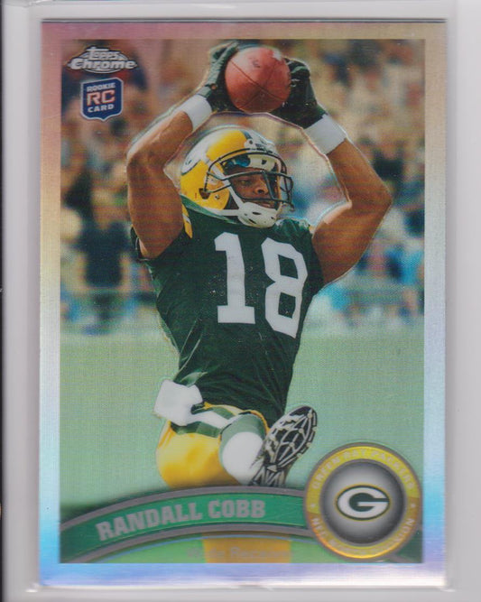 RANDALL COBB 2011 TOPPS CHROME PACKERS REFRACTOR RC #93