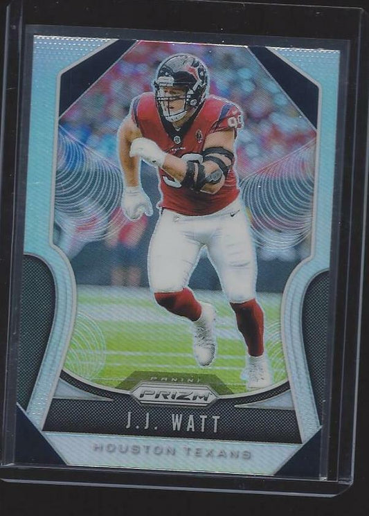 J.J. WATT 2019 PANINI PRIZM SILVER PRIZMS SSP RARE #139