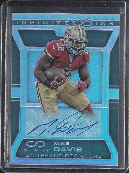 MIKE DAVIS 2016 PANINI INFINITY INFINITE INK 49ERS AUTO #D 115/388