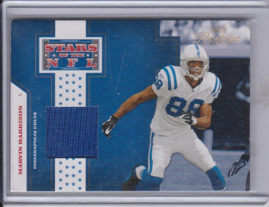 MARVIN HARRISON 2005 PLAYOFF PRESTIGE STARS OF THE NFL GOLD PATCH #D 1/25