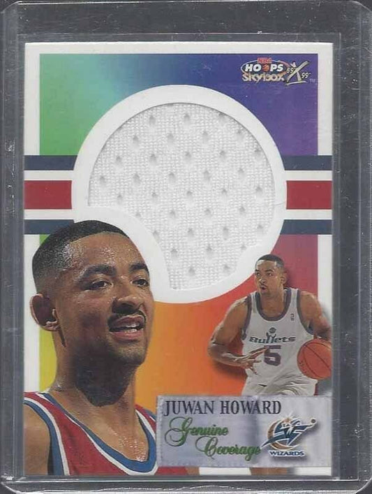 JUWAN HOWARD 1999-00 NBA HOOPS SKYBOX GENUINE COVERAGE JUMBO RARE JERSEY