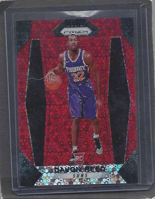 DAVON REED 2017-18 PANINI PRIZM RED DISCO PRIZMS SUNS ROOKIE RC #D 77/125