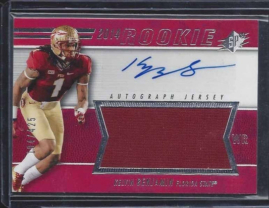 KELVIN BENJAMIN 2015 SPX BILLS ROOKIE FLORIDA STATE JERSEY AUTO RC #D 104/425