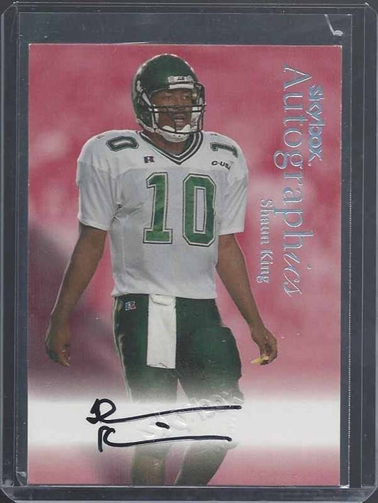 SHAUN KING 1999 SKYBOX AUTOGRAPHICS BUCCANEERS ON CARD ROOKIE AUTO RC