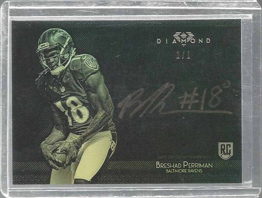 BRESHAD PERRIMAN 2015 TOPPS DIAMOND GOLD INK ON CARD ROOKIE AUTO RC TRUE #D 1/1