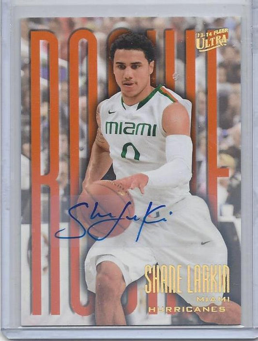 SHANE LARKIN 2013-14 FLEER RETRO ULTRA ROOKIE AUTO RC #195