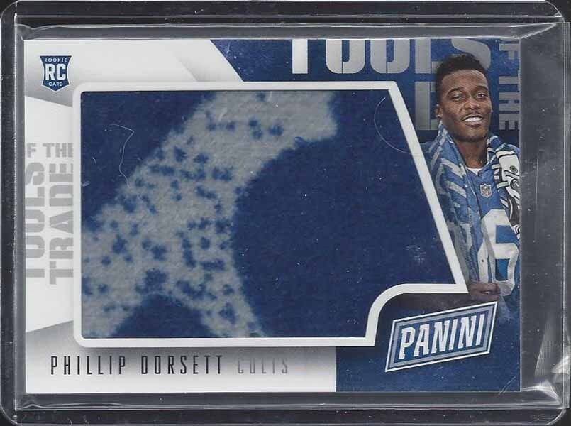 PHILLIP DORSETT 2015 PANINI TOOLS OF THE TRADE JUMBO ROOKIE TOWEL PATCH RC #15