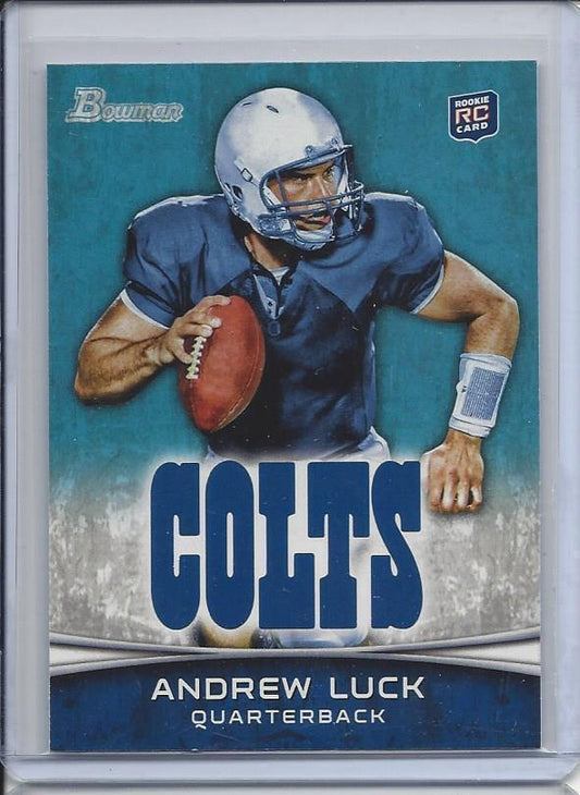 ANDREW LUCK 2012 BOWMAN COLTS TRUE ROOKIE RC #150