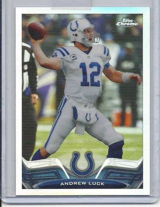 ANDREW LUCK 2013 TOPPS CHROME REFRACTOR #75