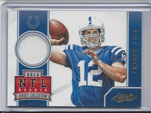 ANDREW LUCK 2012 ABSOLUTE NFL ROOKIE JERSEY COLLECTION COLTS JERSEY RC #3