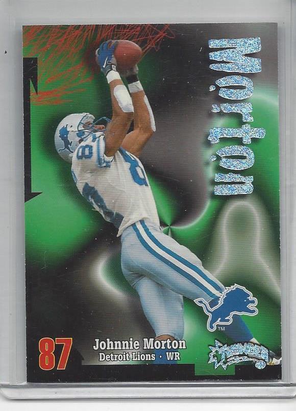 JOHNNIE MORTON 1998 SKYBOX THUNDER RAVE RARE #D 91/150