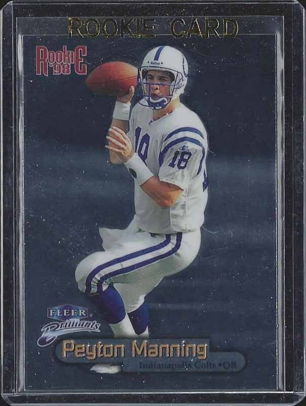 PEYTON MANNING 1998 FLEER BRILLIANTS COLTS TRUE ROOKIE RC #120