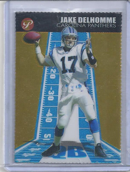 JAKE DELHOMME 2004 TOPPS PRISTINE DIE CUT GOLD REFRACTOR #D 82/99