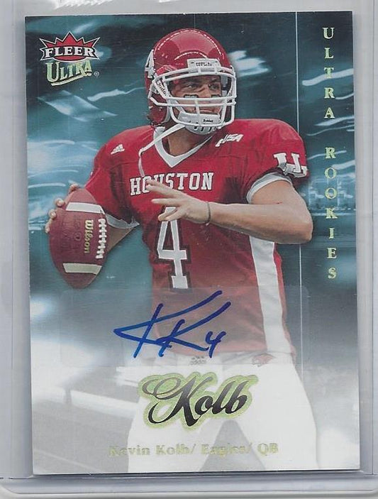 KEVIN KOLB 2007 FLEER ULTRA ROOKIES AUTO RC #237