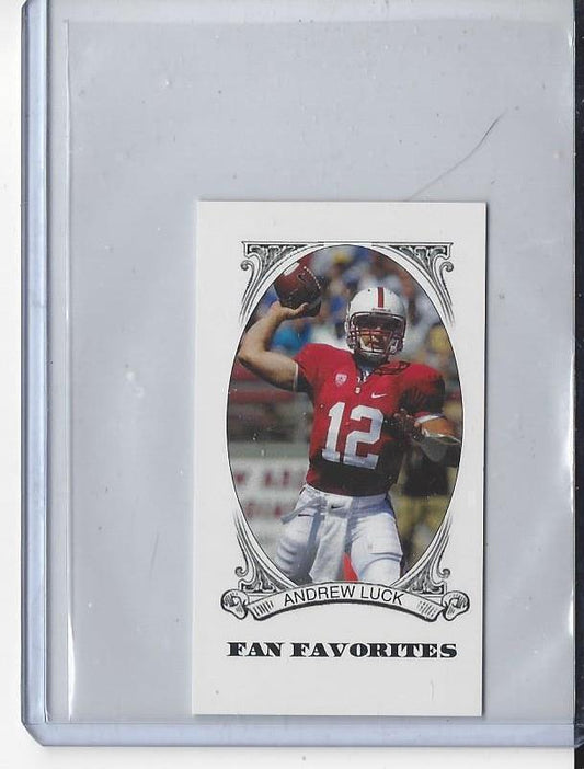 ANDREW LUCK 2011 FAN FAVORITES SERIES 2 MINI PRE-RC