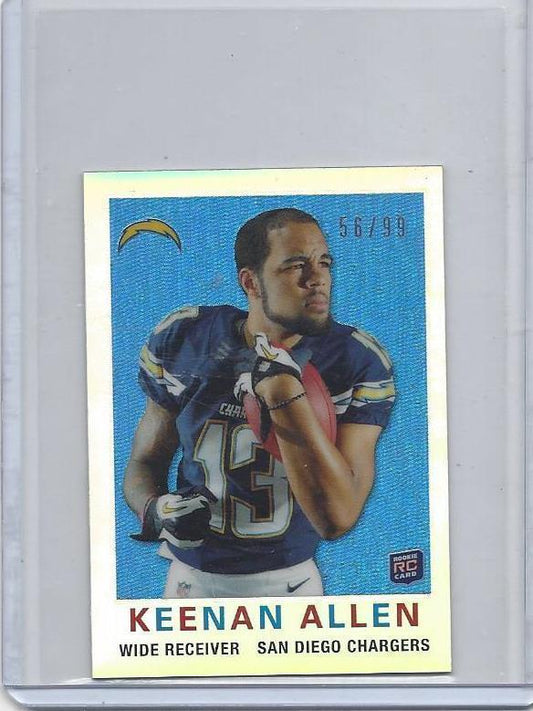 KEENAN ALLEN 2013 TOPPS CHROME 1959 MINI RETRO STYLE REFRACTOR RC #D /99