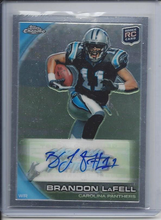 BRANDON LAFELL 2010 TOPPS CHROME AUTO RC #51