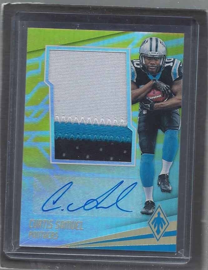 CURTIS SAMUEL 2017 PHOENIX GOLD JUMBO RPA 3 COLOR PATCH AUTO RC #D 13/25