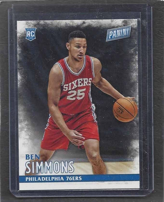 BEN SIMMONS 2016 PANINI BLACK FRIDAY 76ERS TRUE ROOKIE RC #7