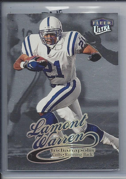 LAMONT WARREN 1999 FLEER ULTRA PLATINUM MEDALLION #D 58/99