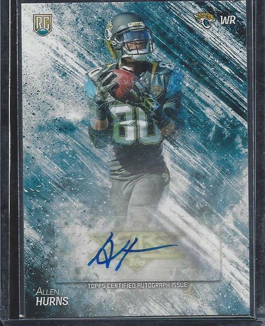 ALLEN HURNS 2014 TOPPS FIRE JAGUARS ROOKIE AUTO RC #129